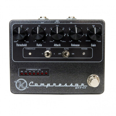 Keeley Compressor Pro Professional Studio Limiter True Bypass Guitar FX Pedal