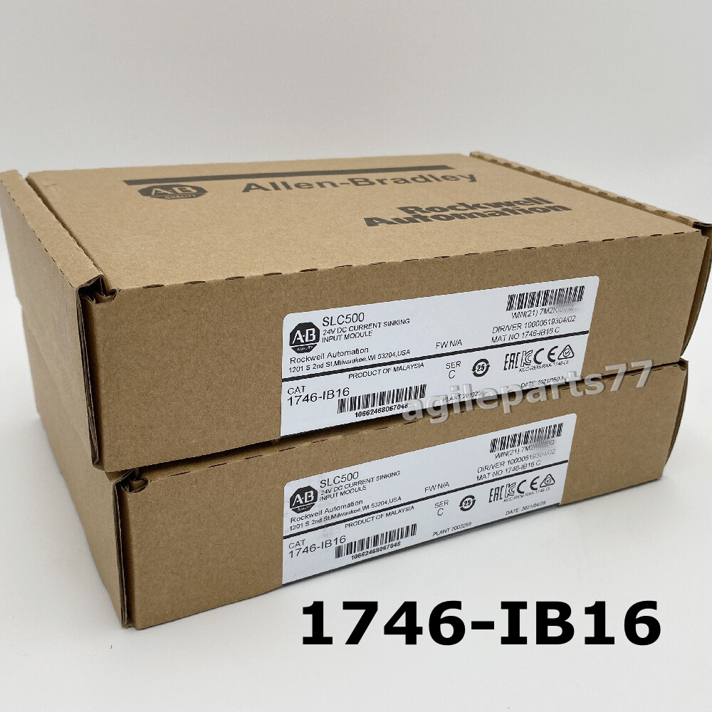 2022 New Sealed AB 1746-IB16 SER C SLC 500 Digital Input Module PLC 1746IB16 TX