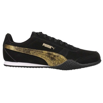 

Puma Bella Raw Metallic Lace Up Женские черные кроссовки Повседневная обувь 383848-02, Черный, Puma Bella Raw Metallic Lace Up