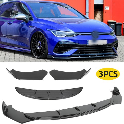 Gti Mk5 Mk6 Mk7 Black Front Bumper Lip Spoiler Splitter Body Kits