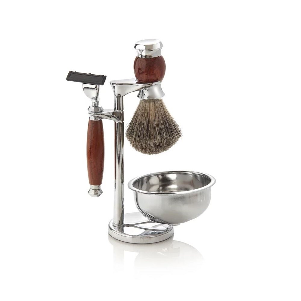 Hercules Sägemann Schnauzbart-Set | 3-teilig Mit Etui | Bartbürste & Bartkamm | Made In Germany
