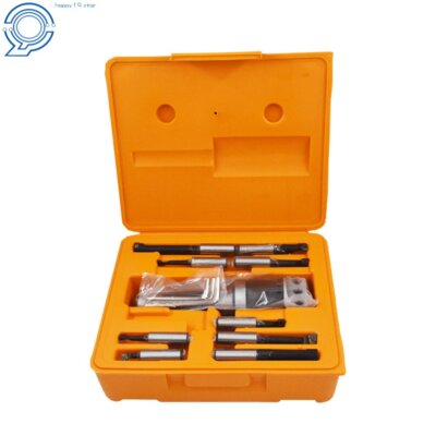 9Pc Set 2'' Boring Head R8 Shank 1/2'' Carbide Bar Set Milling