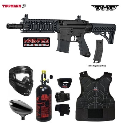 Tippmann Maddog TMC MAGFED Protective HPA Paintball Gun Package