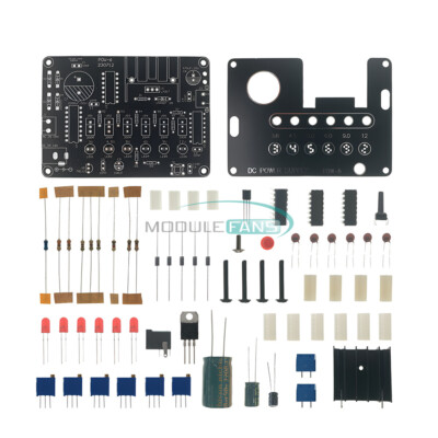 Adjustable CNC Regulated Power Supply DIY Kit for Electronic Soldering Practice