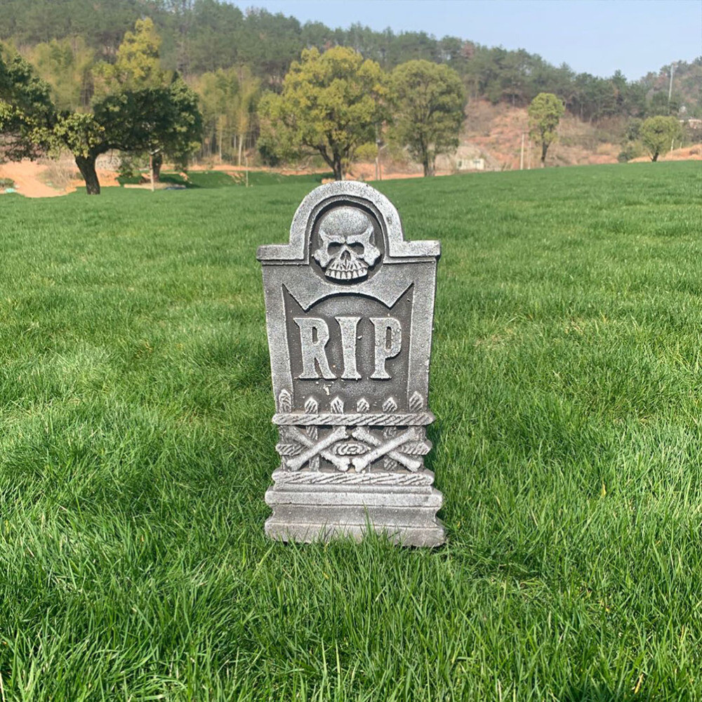 1Pc Halloween Props Foam Tombstone Scene Accessory Decorative Props for