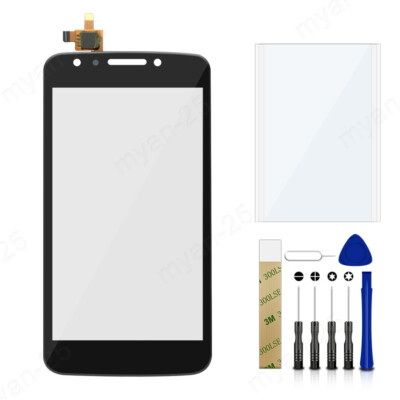 Sprint Motorola Moto E4 (E 4th Gen) XT1766 Black Glass Touch Screen Digitizer