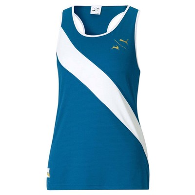 

Майка Puma Tracksmith X Running женская, размер , спортивная, повседневная, 521764-81, Синий