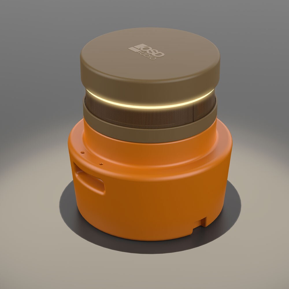 OSD Eclipse 12" 400W RMS In-Ground Outdoor Subwoofer, Burial w/ Landscape Light