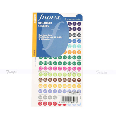 New Filofax Personal/A5/A4 Organiser Stickers NotePaper Refill Insert -130137