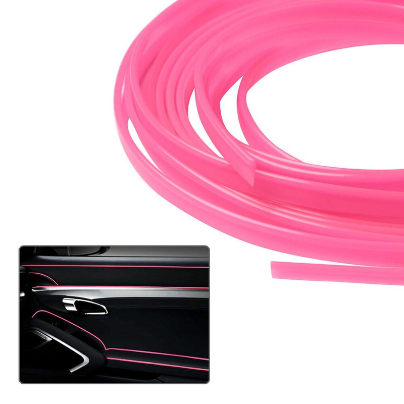 Car 5M Interior Decor Pink Point Edge Gap Door Panel Molding Line