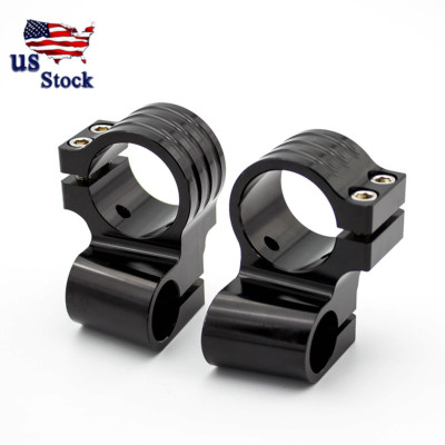 CNC Motorcycle Universal 35mm Riser Clip On Ons Fork Clamp Handle Bar Handlebars