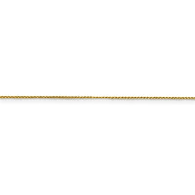 Pre-owned Superdealsforeverything 18k Leslie's 1.00mm Diamond Cut Spiga Chain; 18 Inch; Lobster Clasp In Yellow