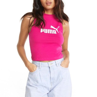 

Женские спортивные майки Puma Essentials High Neck Athletic Pink 848338-86, Розовый