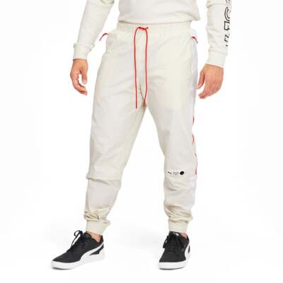 

Puma Parquet Woven Track Pants Mens Grey Casual Athletic 599935-02, Puma Parquet Woven Track Pants