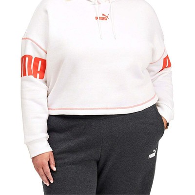 

Женская толстовка с капюшоном Puma Power Fl Plus, размер , повседневная верхняя одежда 846886-02, Белый
