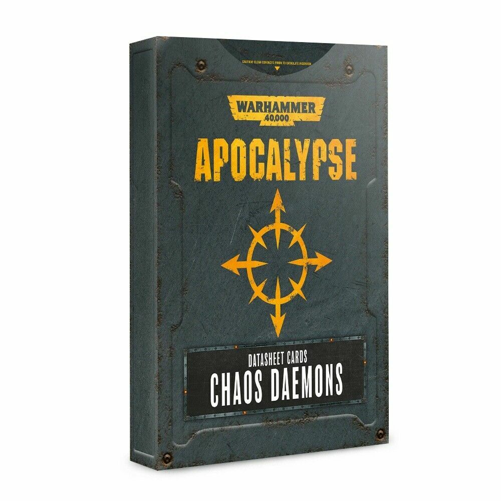 Информационные листы Апокалипсиса: Информационные карты Chaos Daemons Warhammer 40K