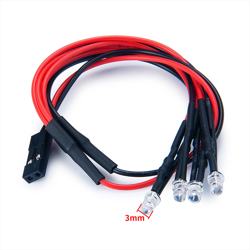 RC LED Chassis Lights Upgrade for Axial 1/24 SCX24 AXI00005 RC Crawler Car