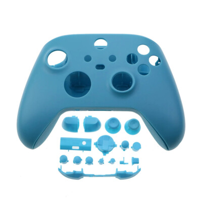 Clear Full Set Housing Shell Buttons Replacement for Xbox Series X /S Controller