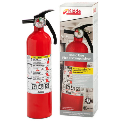 Extintor de Incendios para el Hogar de uso Múltiple, Certificación UL 1-A:10-B:C