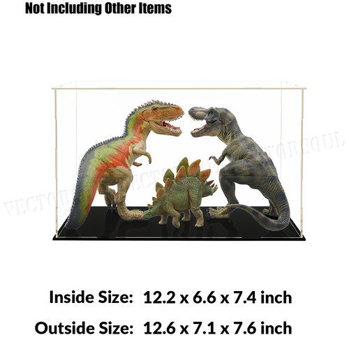 Large Acrylic Display Case Dustproof Box Action Figures for Collectibles Diecast