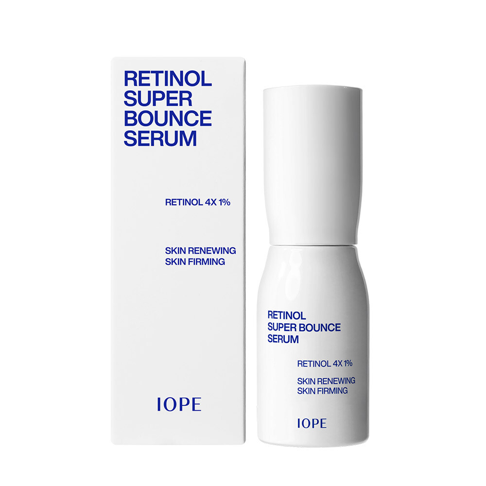 【IOPE】RETINOL SUPER BOUNCE SERUM 現品＋サンプル IOPE Retinol Super Bounce Serum | Soko Glam