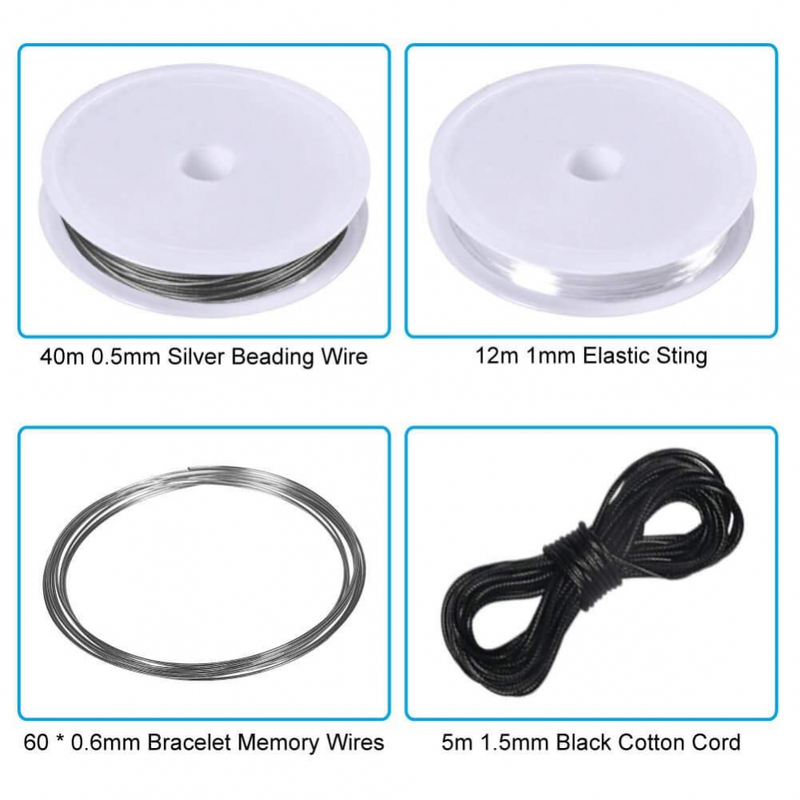 Paxcoo Jewelry Making Supplies Kit - Repair Tool with Accessories Pliers Finding