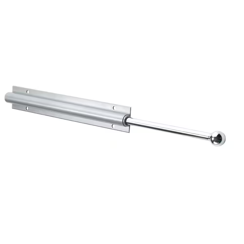 Closet Wardrobe Rod Sliding Hanging Clothes Bar Pull Out Silver 14 Inch