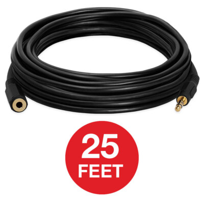 3.5mm Audio Extension Cable Stereo Headphone Cord Male to Female Car AUX MP3 lot