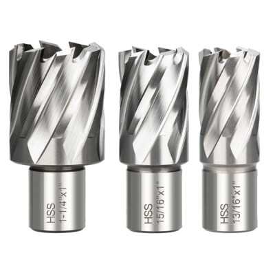 HSS Annular Cutter 3/4'' Weldon Shank Dia 1/2'' to 2'' Depth 1-2'' Magnetic Drill