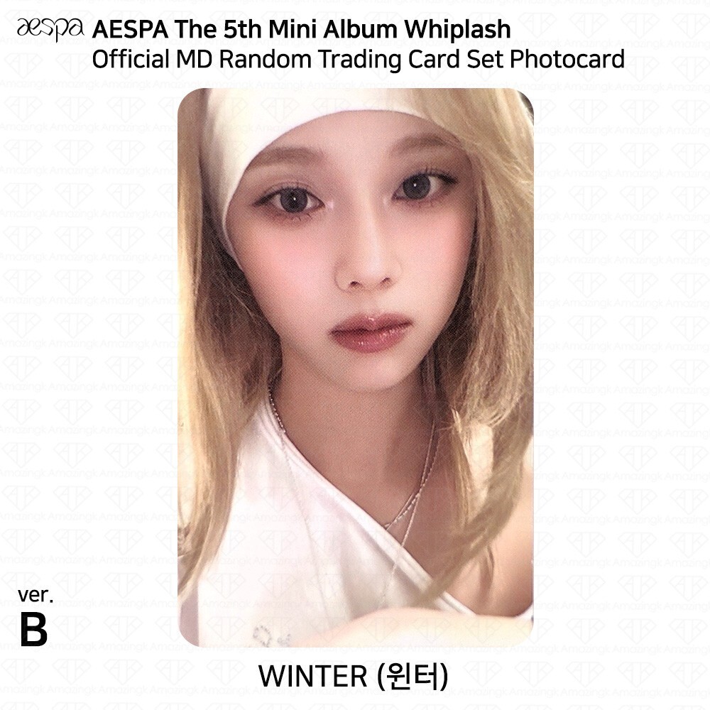 Aespa 5th Mini Album Whiplash POP UP Official MD Random Aespa 5th Mini Album Whiplash POP UP Official MD Random