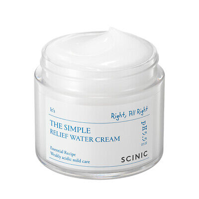 Scinic the simple Relief water cream soothing pH 5.5  80ml / 2.7 oz
