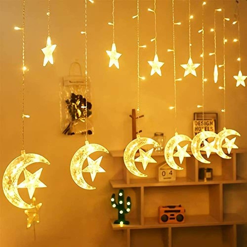 LED Lichtervorhang Weihnachtsbeleuchtung Lichterkette
