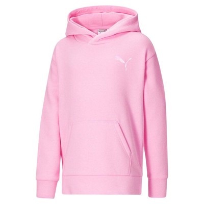 

Puma Core Pack Флисовый пуловер с капюшоном Молодежная розовая повседневная верхняя одежда для девочек 858240-0, Розовый