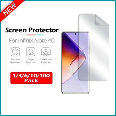 B2G1 FREE LCD Ultra Clear HD Screen Shield Protector for Android Infinix Note 40