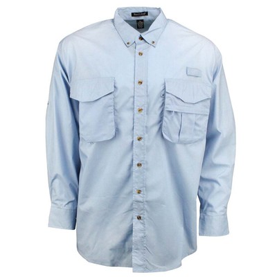 

Рубашка Rivers End Guide Mens Blue Casual Tops 4050-BL, Синий, River's End Guide Shirt