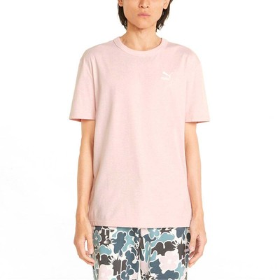 

Мужская розовая футболка Puma Classics Summer Resort Heather с круглым вырезом и короткими рукавами, Розовый, Puma Classics Summer Resort Heather Crew Neck Short Sleeve T-Shir