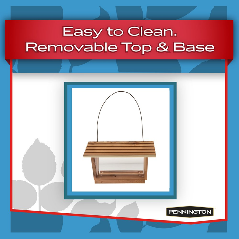 Red Cedar Natures Friend Bird Feeder, 3 Lb Capacity