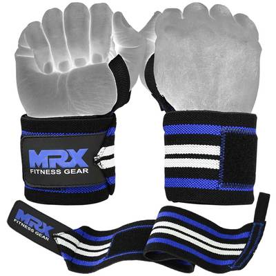 Weightlifting Wrist Wraps Gym Training Lifting Workout Support Straps MRX Pair