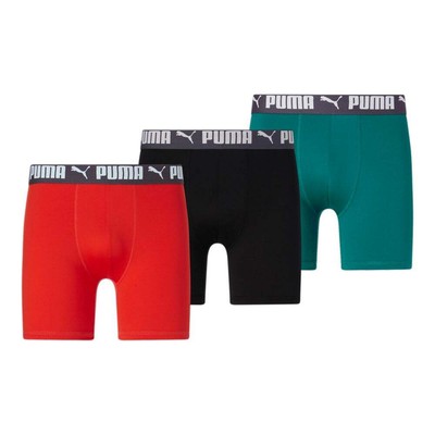 

Мужские трусы-боксеры Puma 3Pack Athletic Fit, черные 85943101, Черный, Puma 3Pack Athletic Fit Boxer Brief
