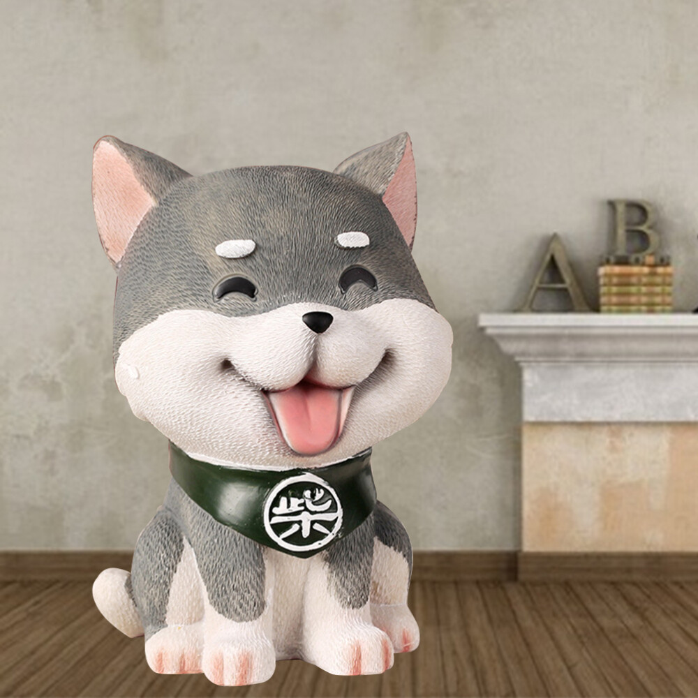 1pc Cartoon Piggy Bank Shiba Inu Coin Bank Money Box ...