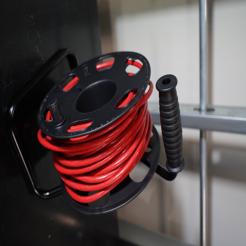 Electrical Extension Cord Storage Reel Metal Stand Heavy Duty Durable Versatile