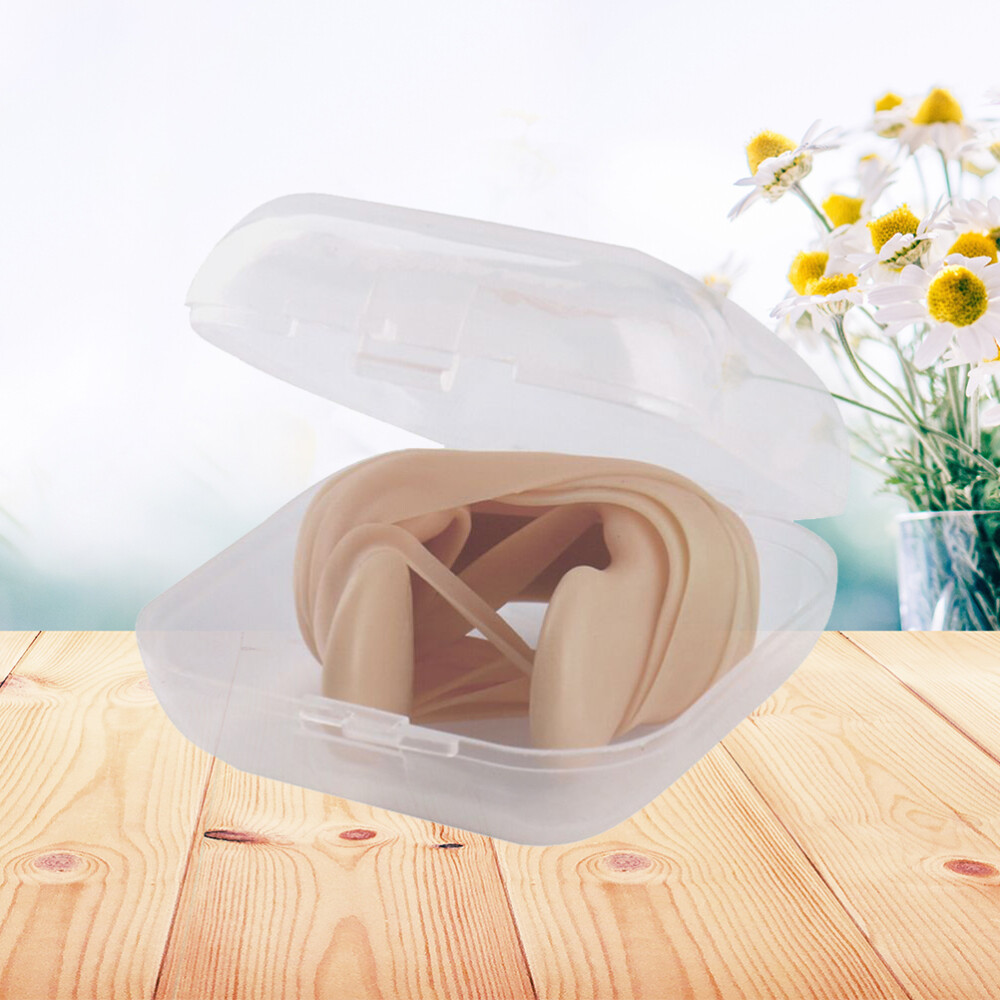 6pcs Silicone Swimming Nose Clip with Strap Nose Protection Swimming