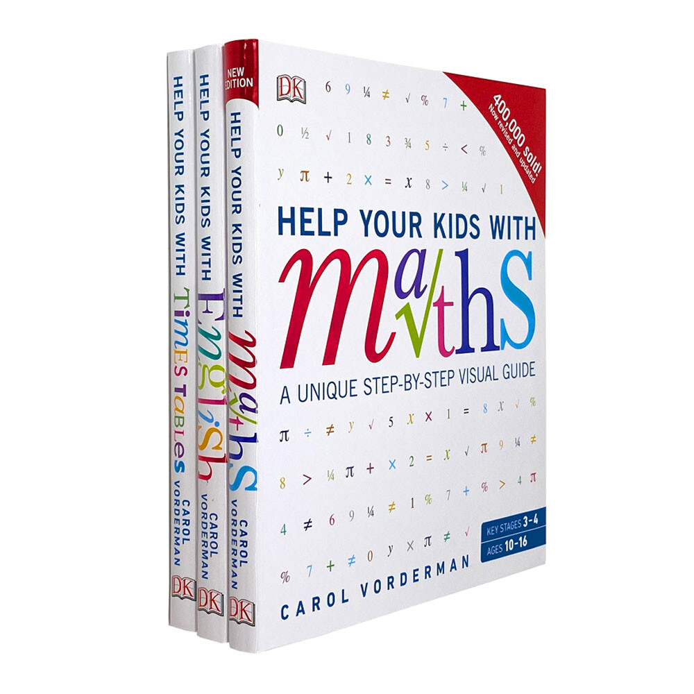 Carol Vorderman 3 Books Collection Set Help Your Kids with ...