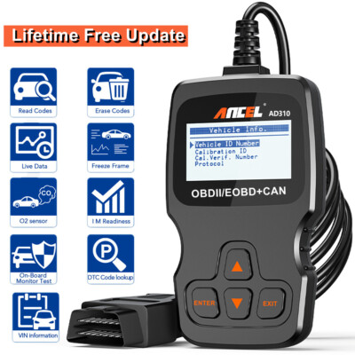 Ancel AD310 Engine Diagnostic Scan Tool Car Code Reader OBD2 Scanner Automotive