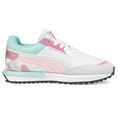 

Puma City Rider FlyMingo TieDye Glitter Lace Up Youth Girls Белые кроссовки Casu, Белый, Puma City Rider FlyMingo TieDye Glitter Lace Up Youth