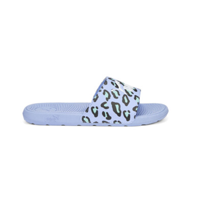 Повседневные босоножки Puma Cool Cat 2.0 Summer Roar Slide для молодых девушек фиолетового цвета 39091902