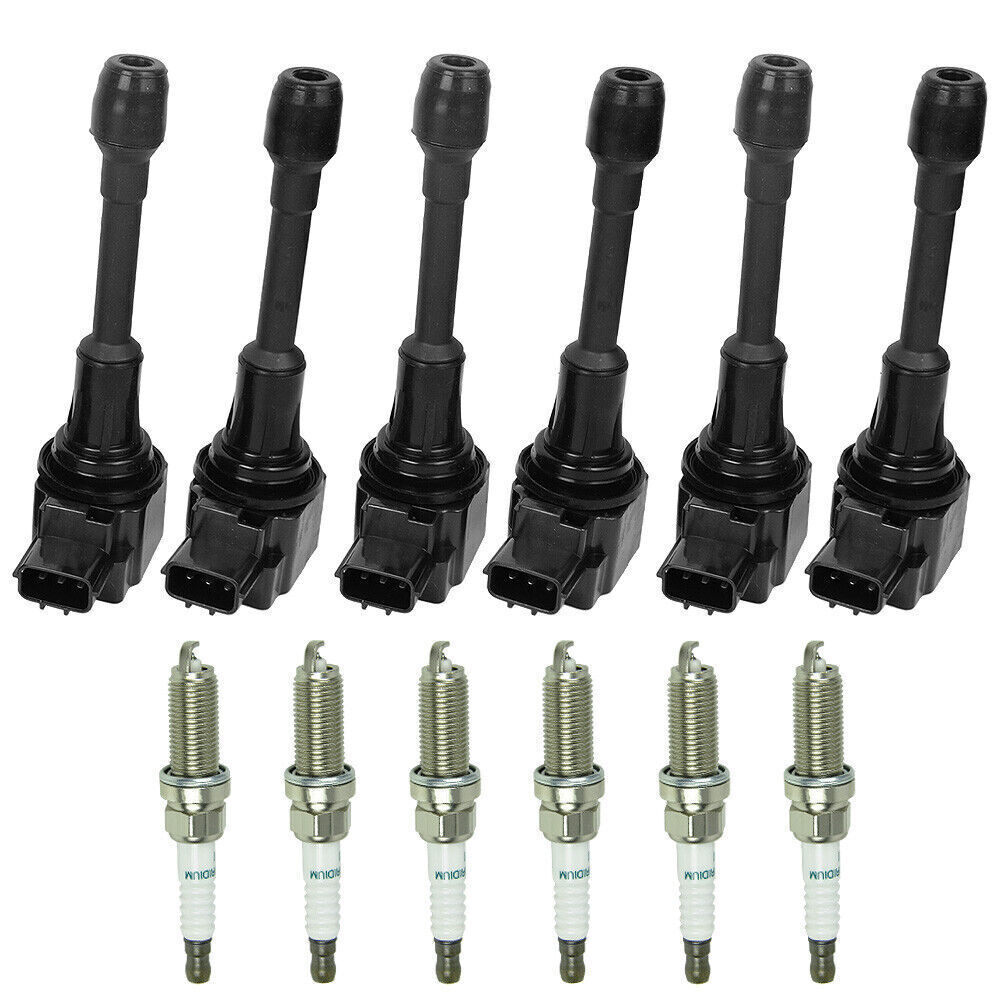 6X Ignition Coil + 6X Spark Plug for 2009-2019 Nissan Maxima V6 3.5L UF550 C1670