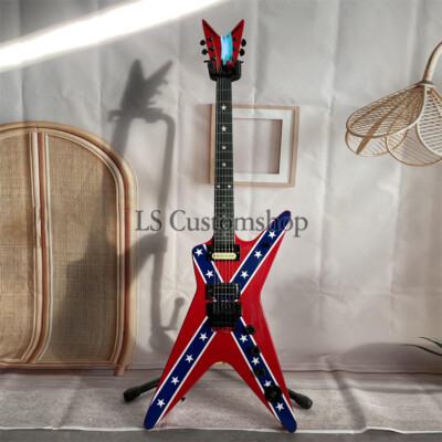 Dimebag Darrell Rebel Electric Guitar Black Fretboard Mahogany Body 6 String