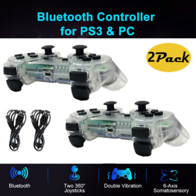 2X Wireless Bluetooth Controller For Sony PS3 Playstation 3 Video Gamepad Gift  
