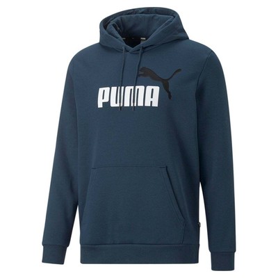 Puma Essentials Logo Pullover Hoodie Mens Green Повседневная верхняя одежда 84684971